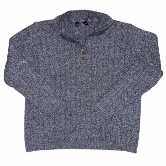 Oscar De La Renta Men's 1/4 Zip Pullover Sweater - Picture 1 of 8